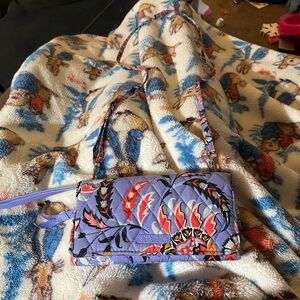 Vera Bradley Multicolor Floral Wristlet